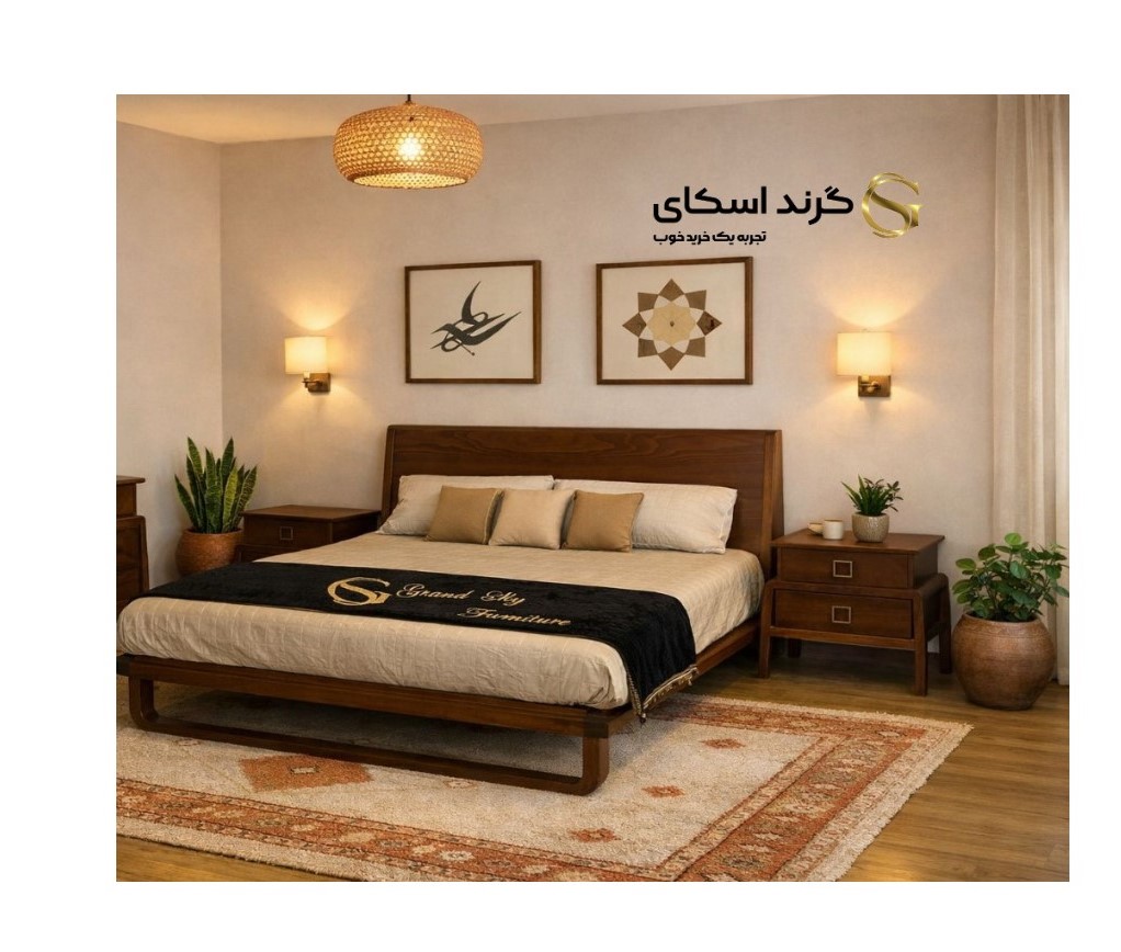 تخت خواب نیلپر مدل ماهور Mahoor